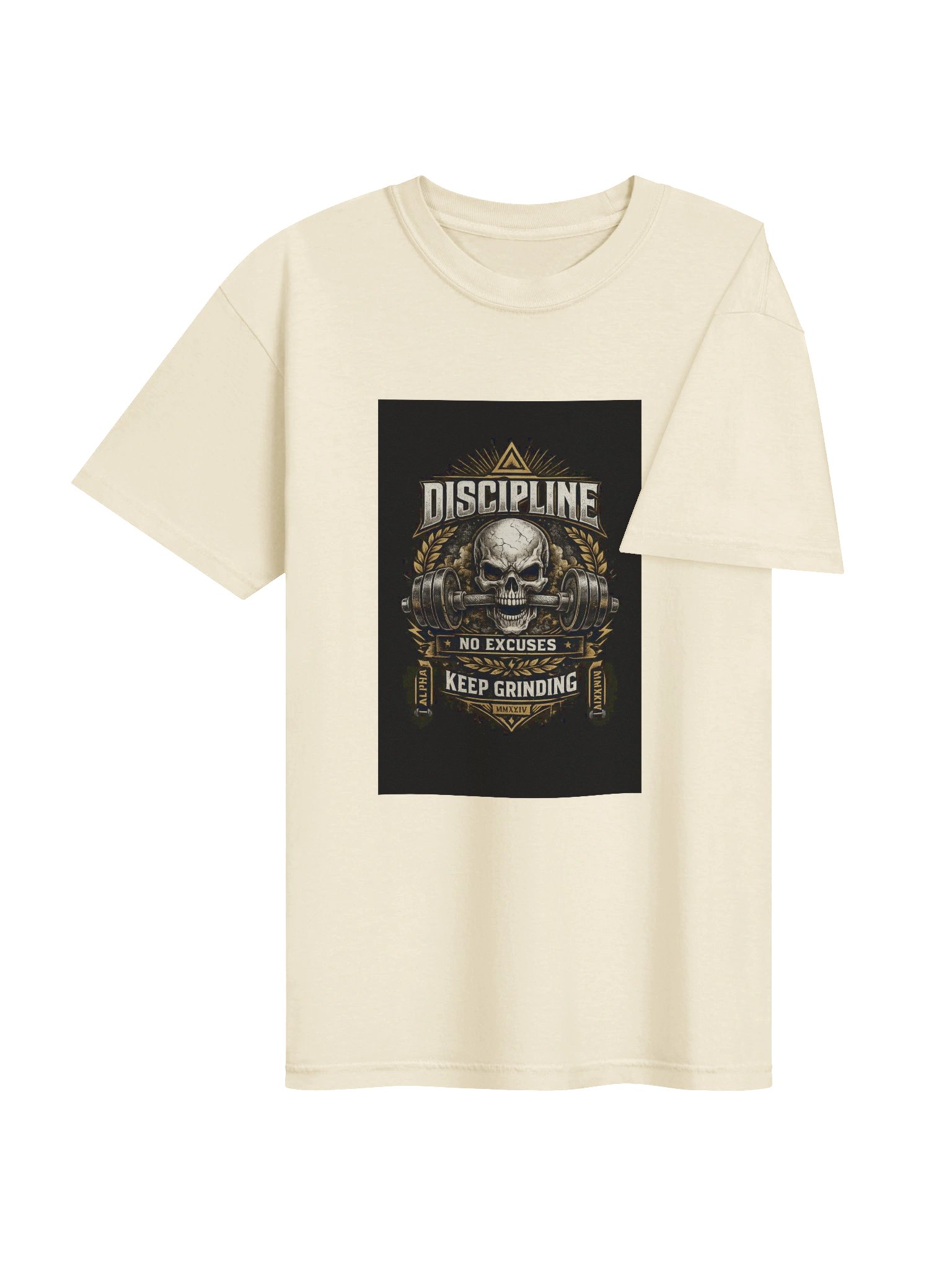 Discipline No Excuses Keep Grinding T-Shirt product image (4)