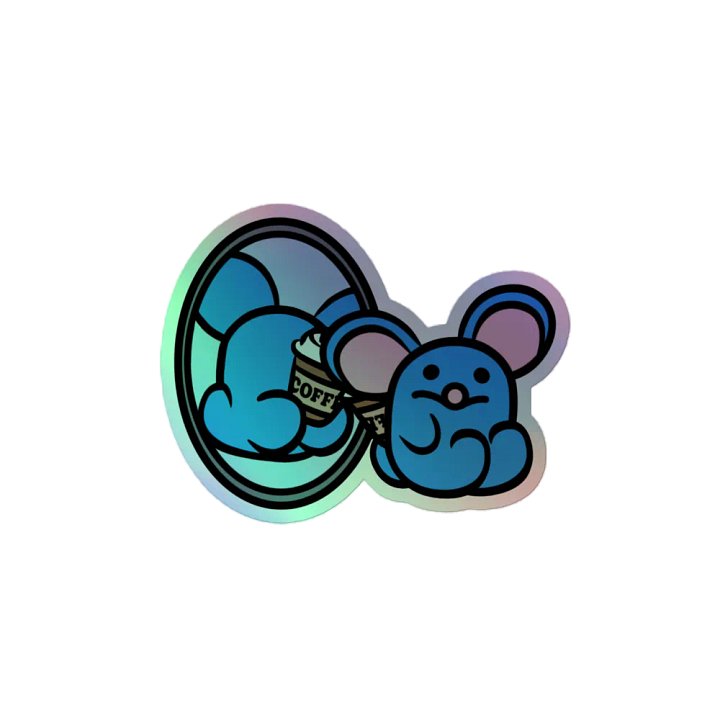 Coffee Addict Holographic Sticker product image (2)