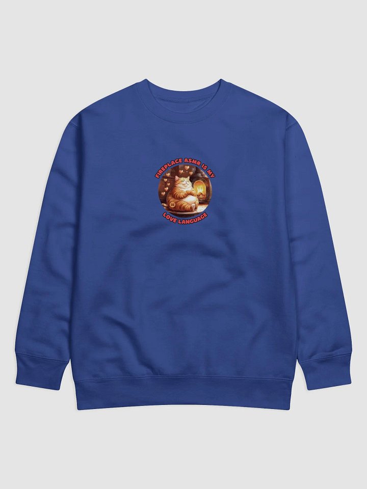 Cozy Cat - Fireplace ASMR is my Love Language | Sweatshirt product image (9)