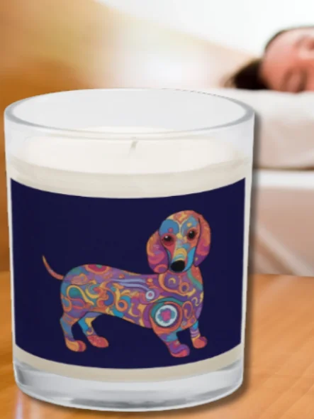 Psychedelic Dachshund #2 - Soy Candle product image (2)