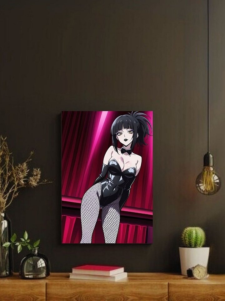 Metal Print - Luna Rain Original Character Black Latex Stage - 8x10 product image (2)