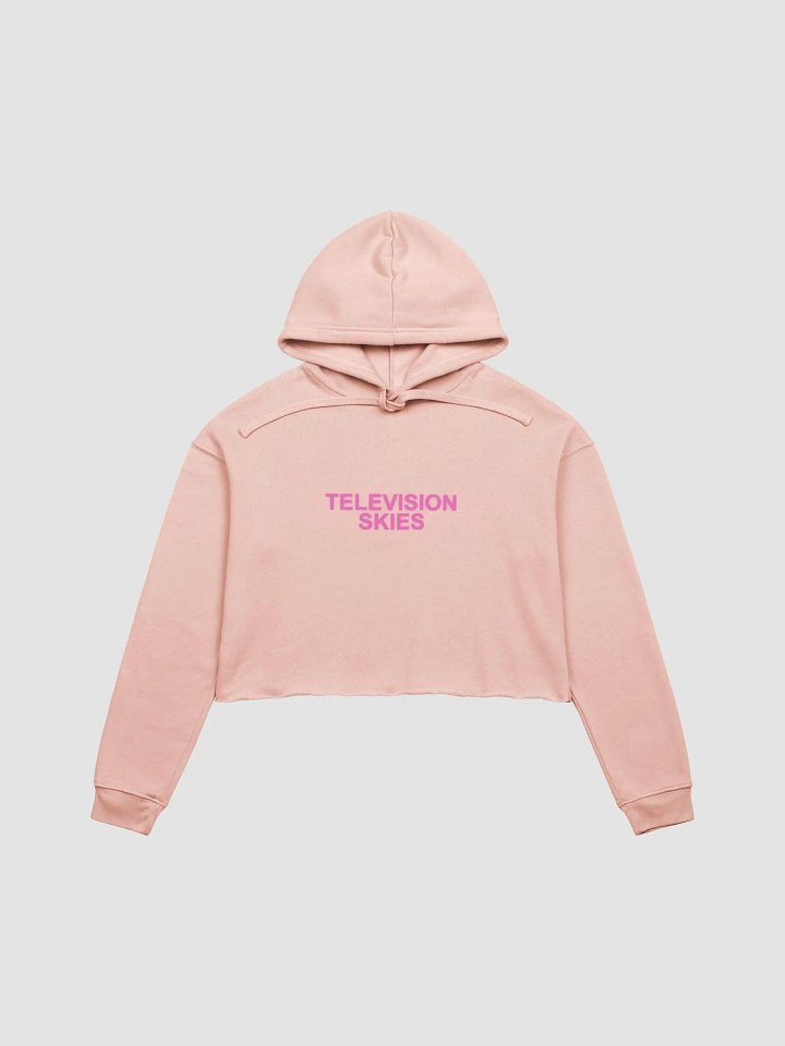 TELEVISION SKIES CROP HOODIE product image (1)