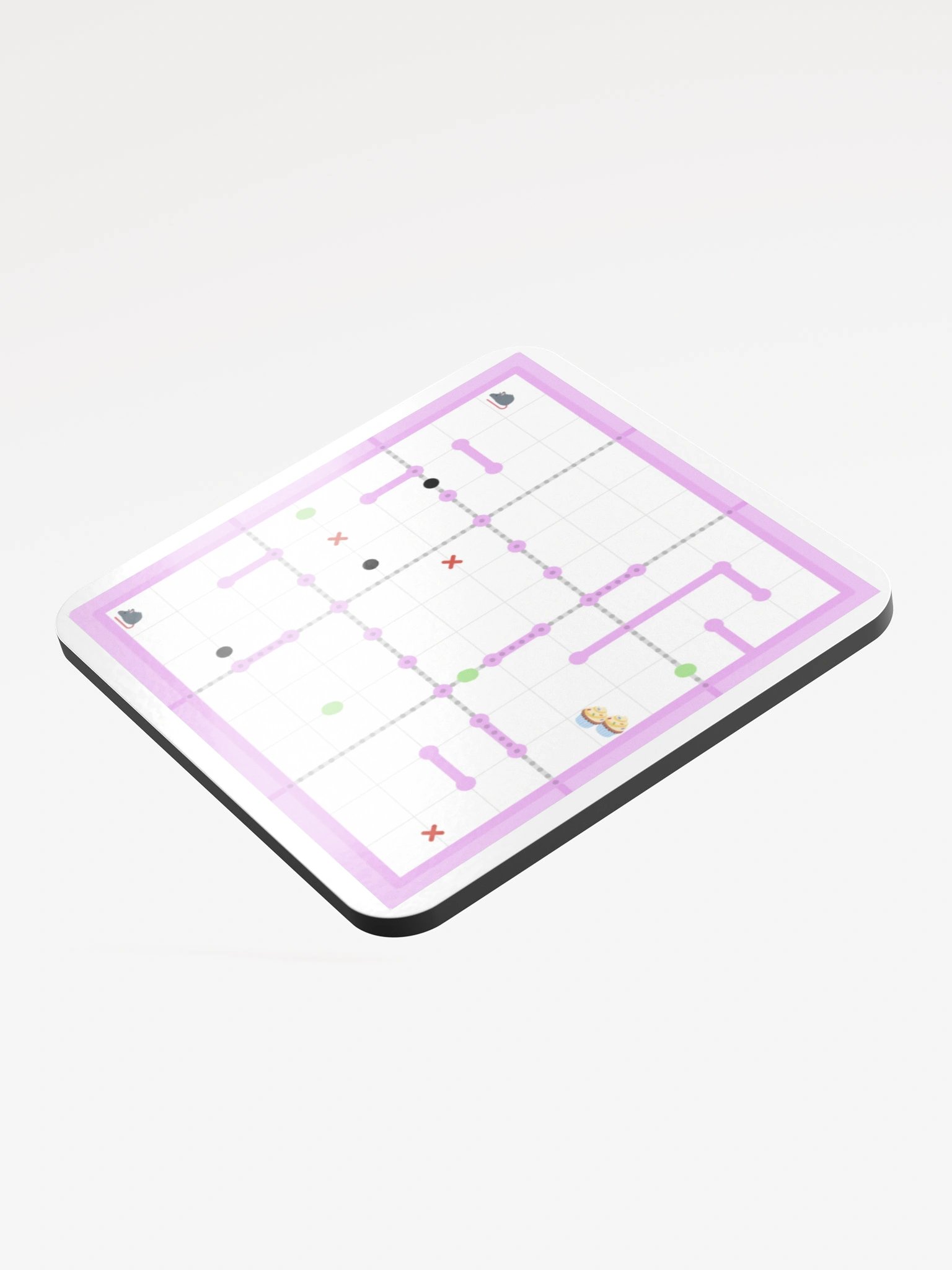 Rat Run Coaster Pink product image (3)