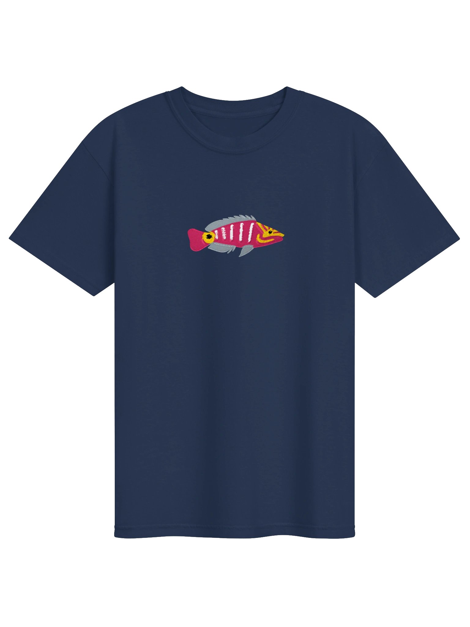 Mystery Wrasse Embroidered Shirt | Reef Aquarium Fish Embroidery Tee | Saltwater Marine Fish Apparel product image (5)