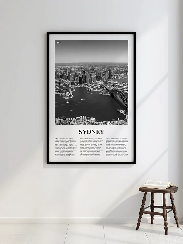 Sydney 01 Newspaper Poster product image (2)