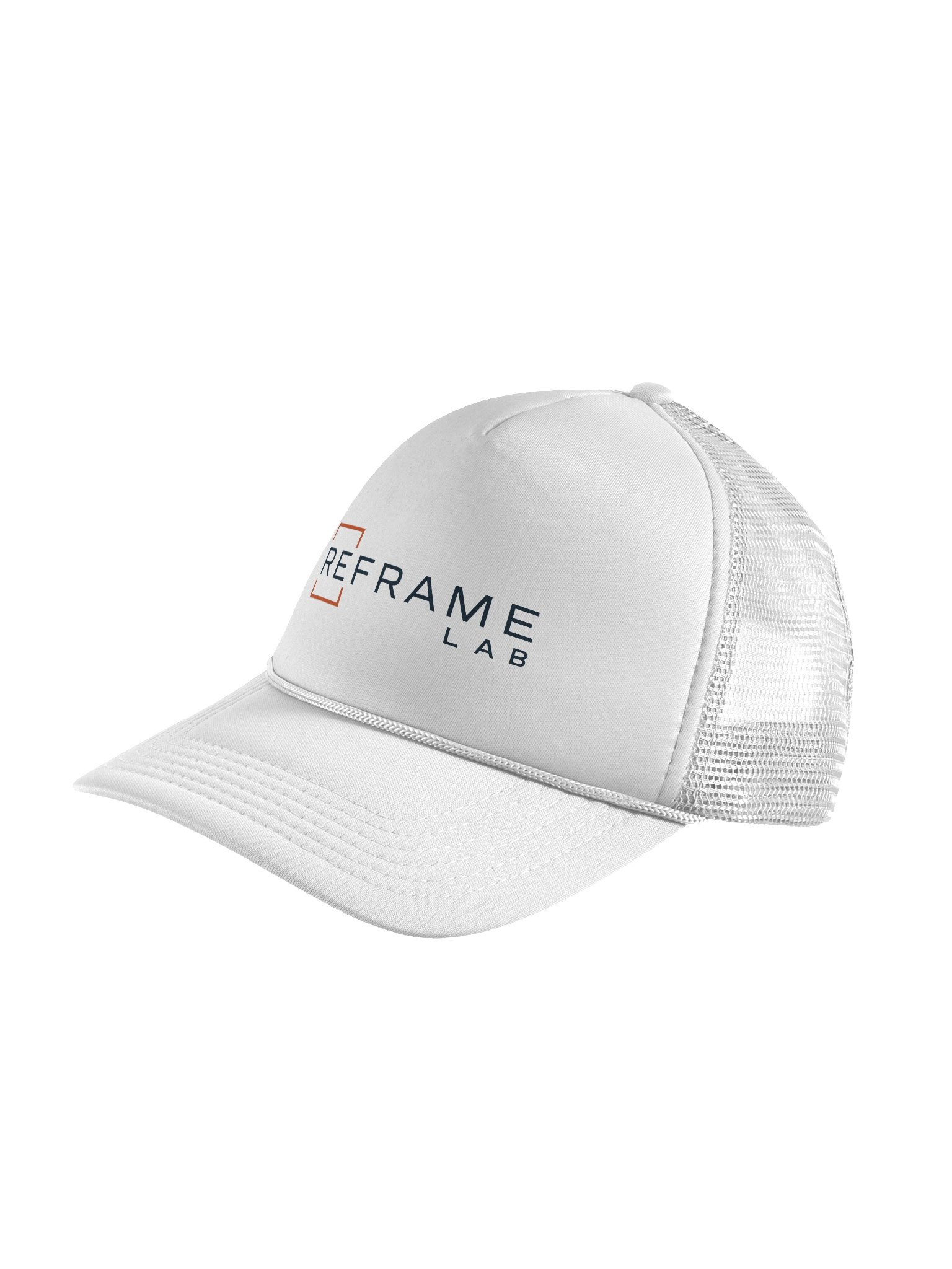 Reframe Lab Trucker Cap (White) product image (4)