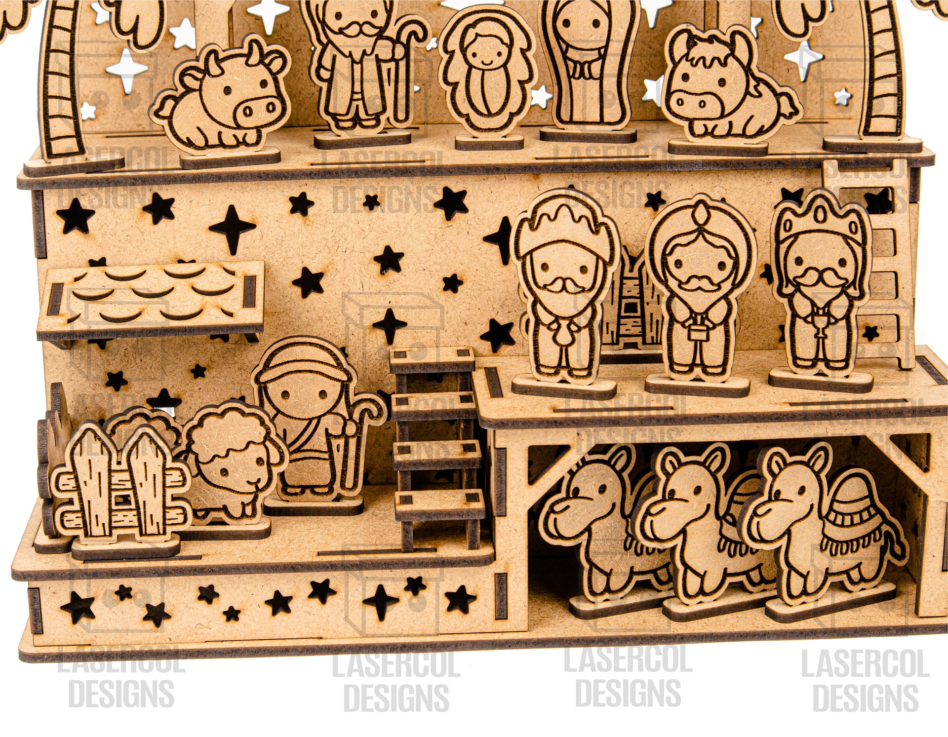 Nativity Scene - Christmas Gift - Laser Cut Files product image (5)