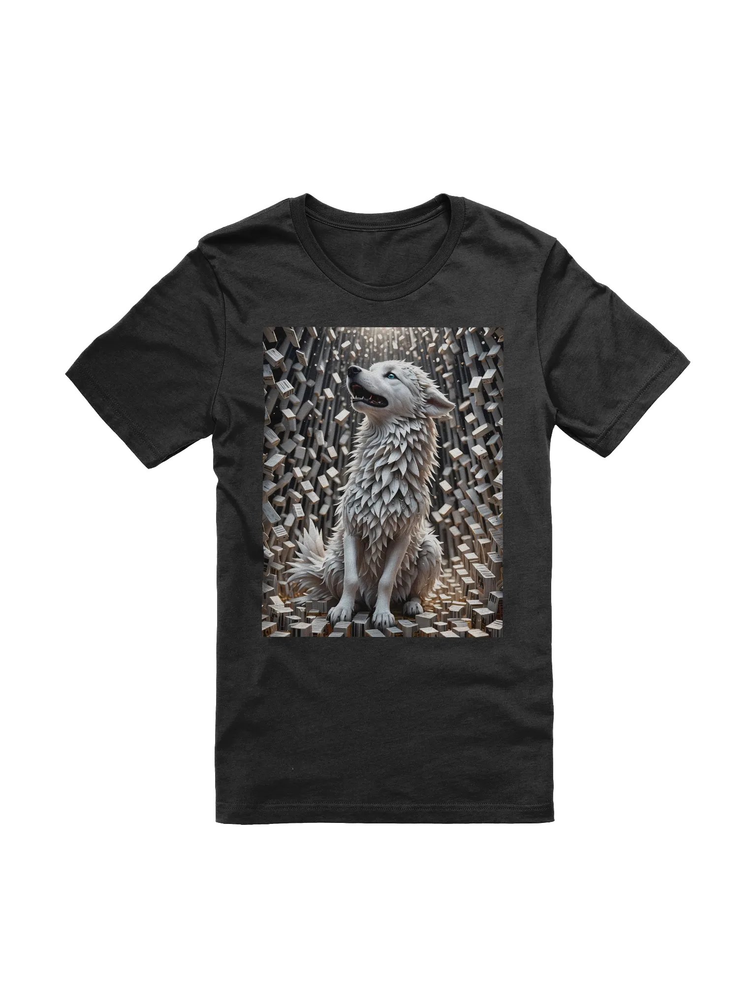 Mystic Wolf Unisex T-Shirt product image (3)