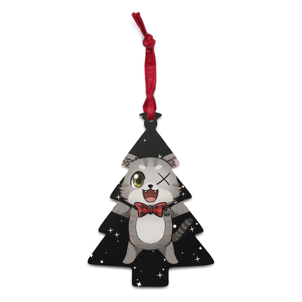 Furycious Christmas Tree Wooden Ornament product image (2)