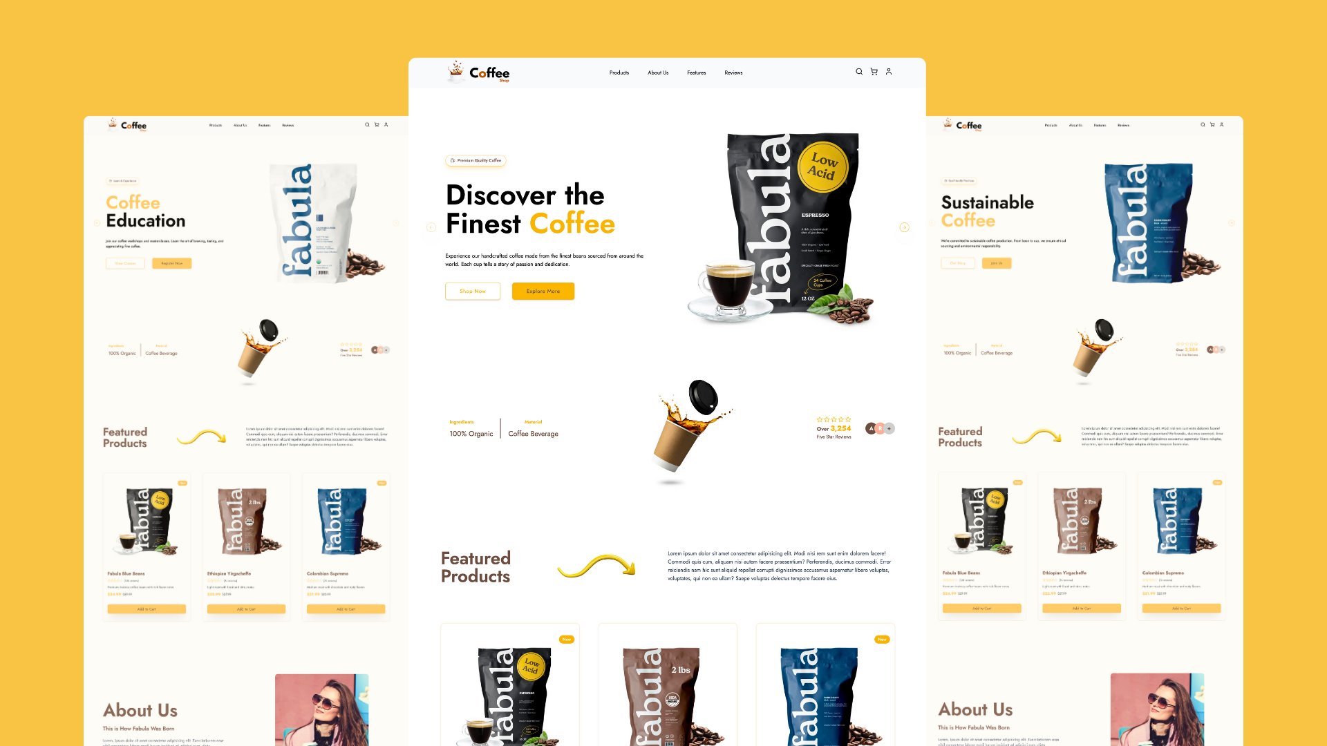 ☕ Build & Deploy a Coffee Shop E-Commerce Website with React, Next.js, TailwindCSS, Shadcn UI & AOS product image (6)