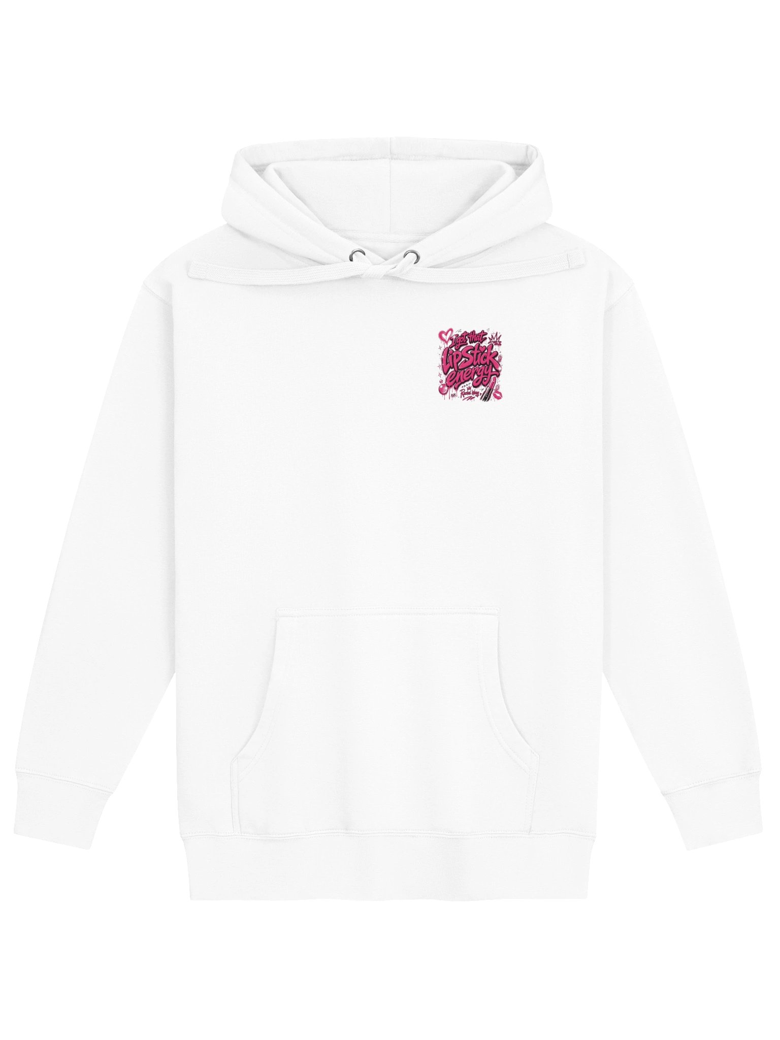 Lipstick Energy Pink Graphic Hoodie product image (1)