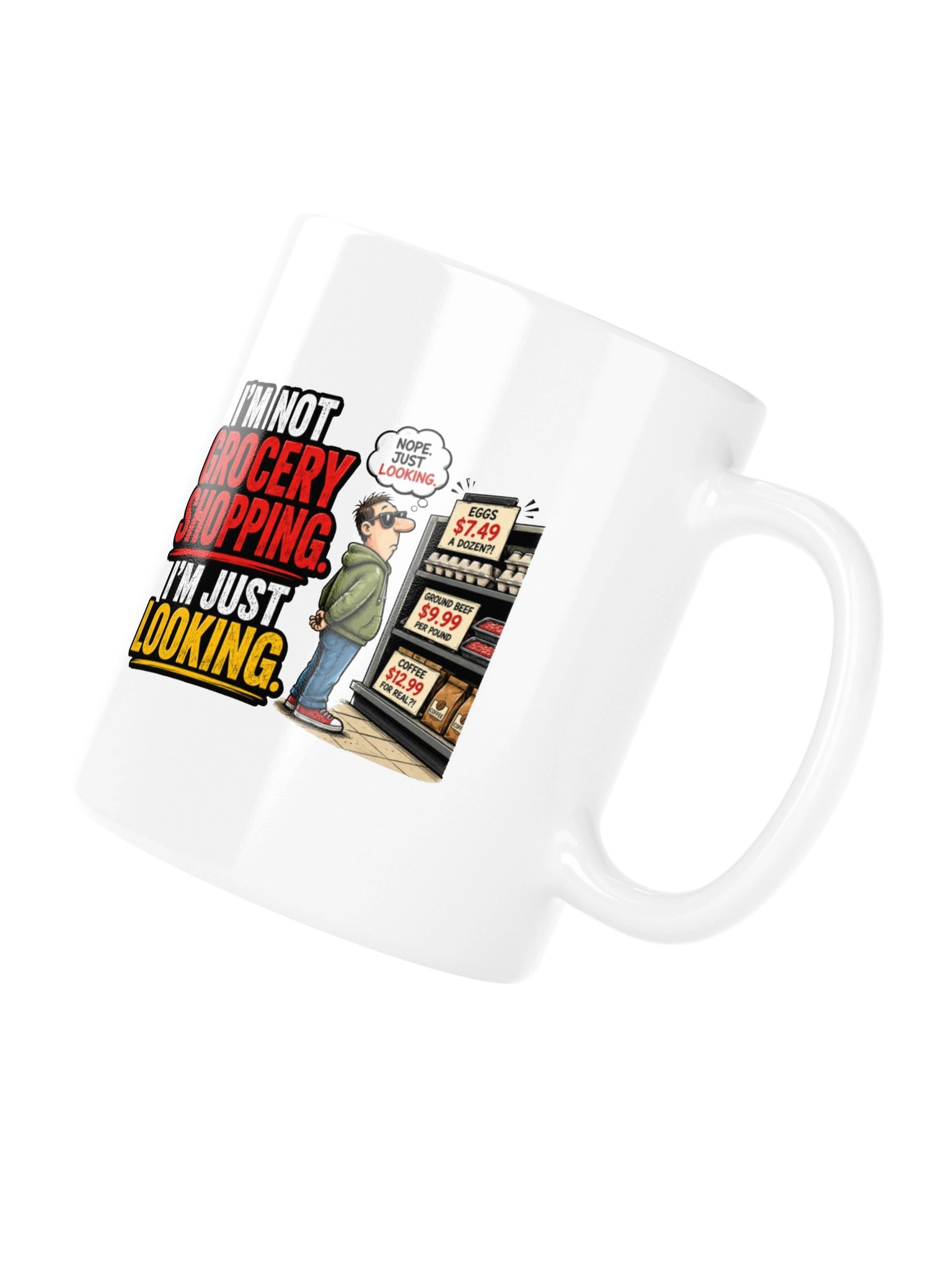 I’M NOT GROCERY SHOPPING. I’M JUST LOOKING - MUG product image (12)