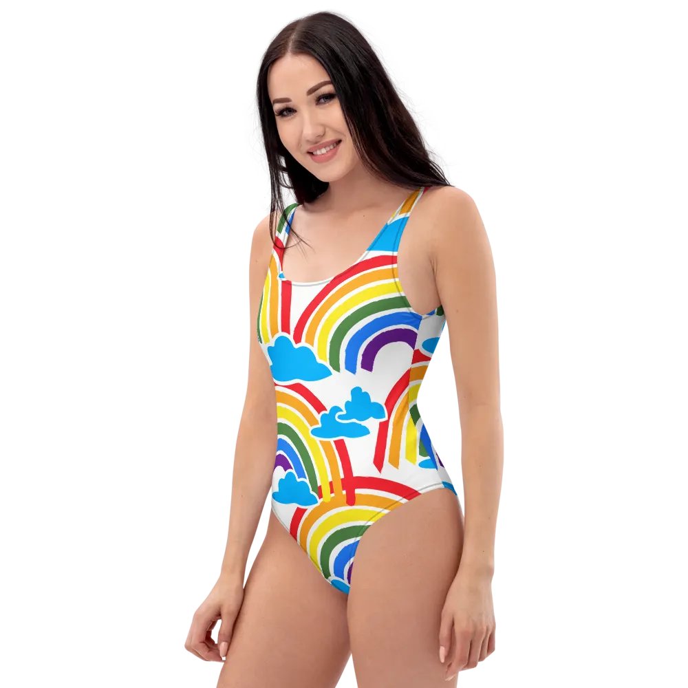 Rainbow Clouds All-Over Swimsuit product image (4)