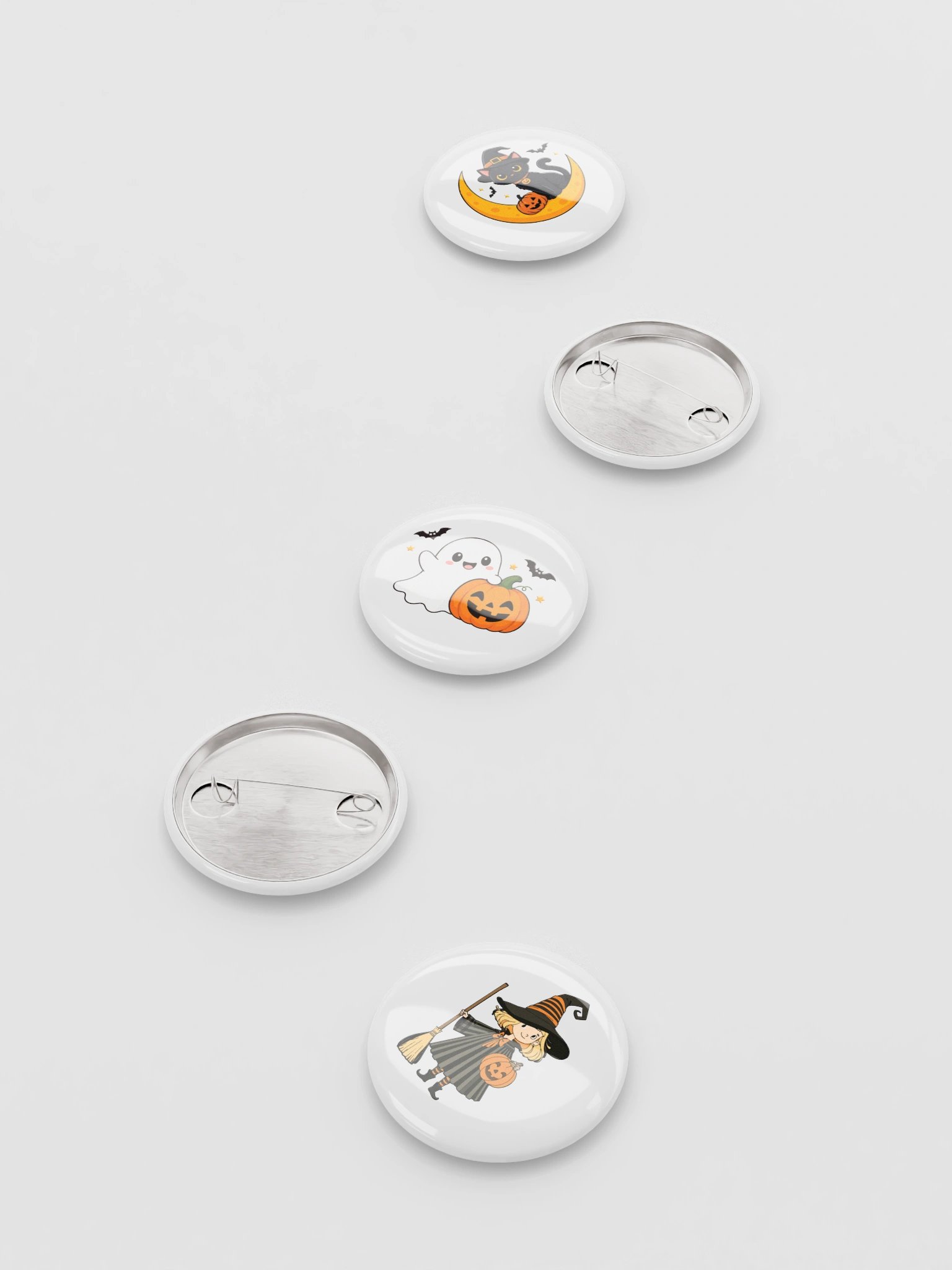 The Spooky Squad 5-Piece Button Pin Set product image (7)