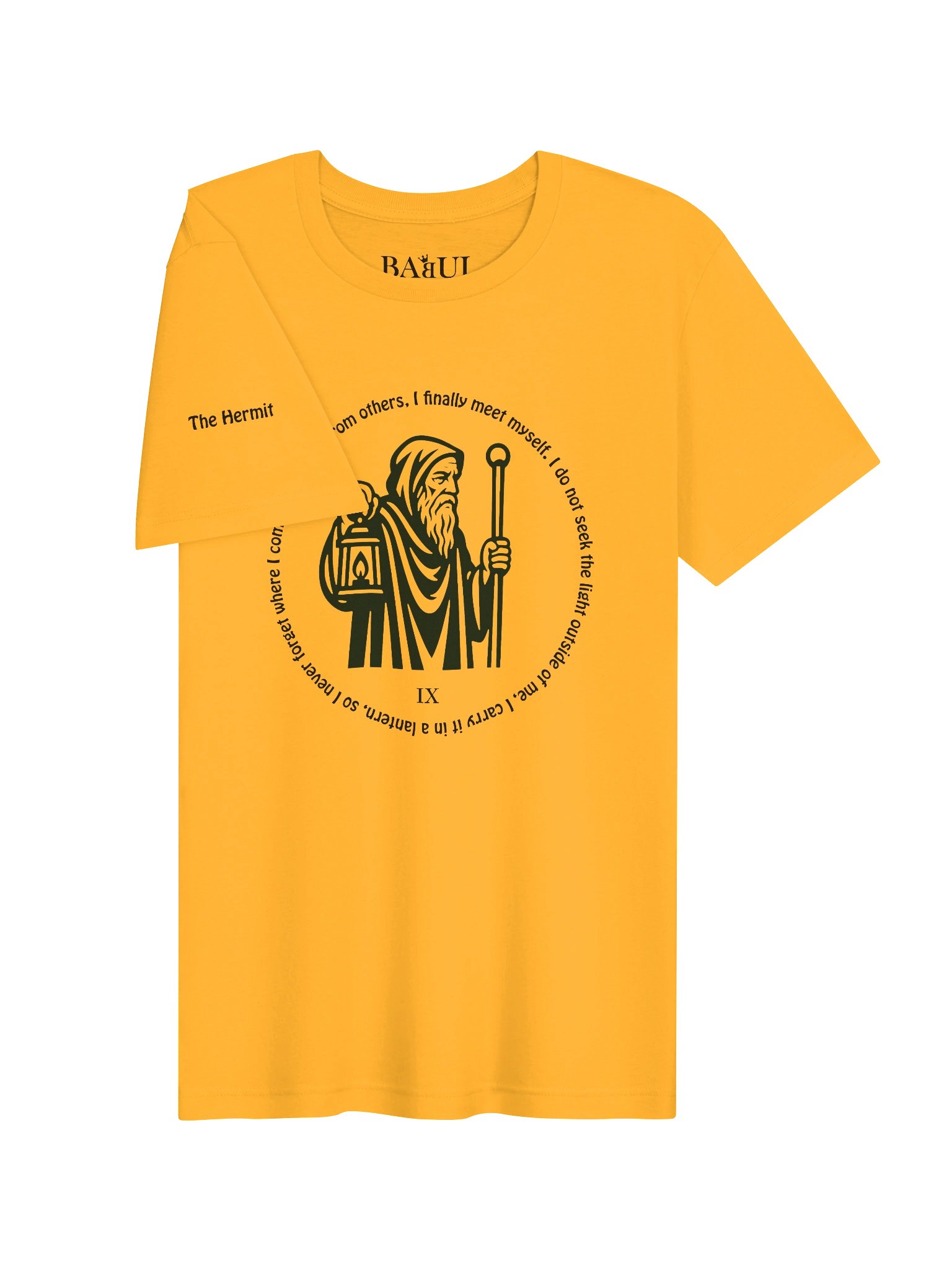 The Hermit - ArcanaPop T-Shirt – Where Tarot Magic Meets Pop Art product image (4)