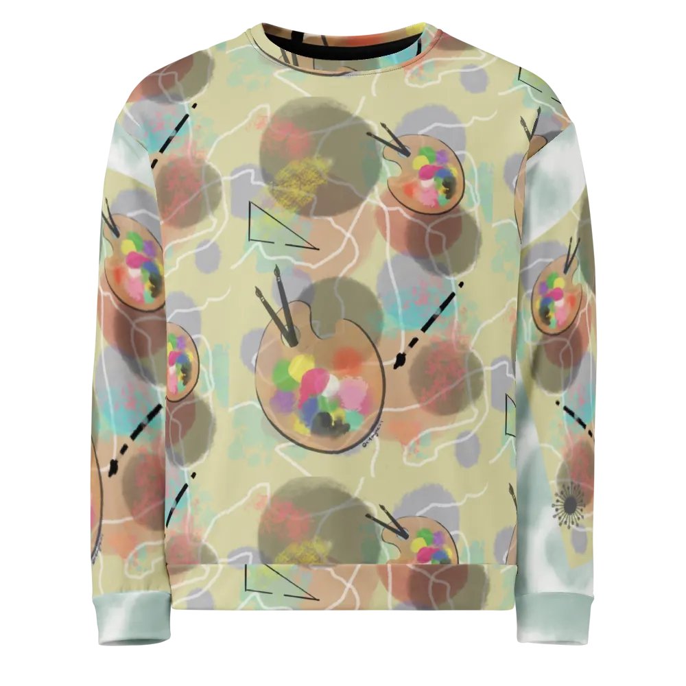 ScribbleWear 'Paint It Softly' Unisex Art Sweatshirt product image (1)