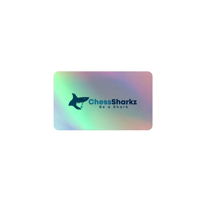 ChessSharkz Holographic Sticker product image (1)