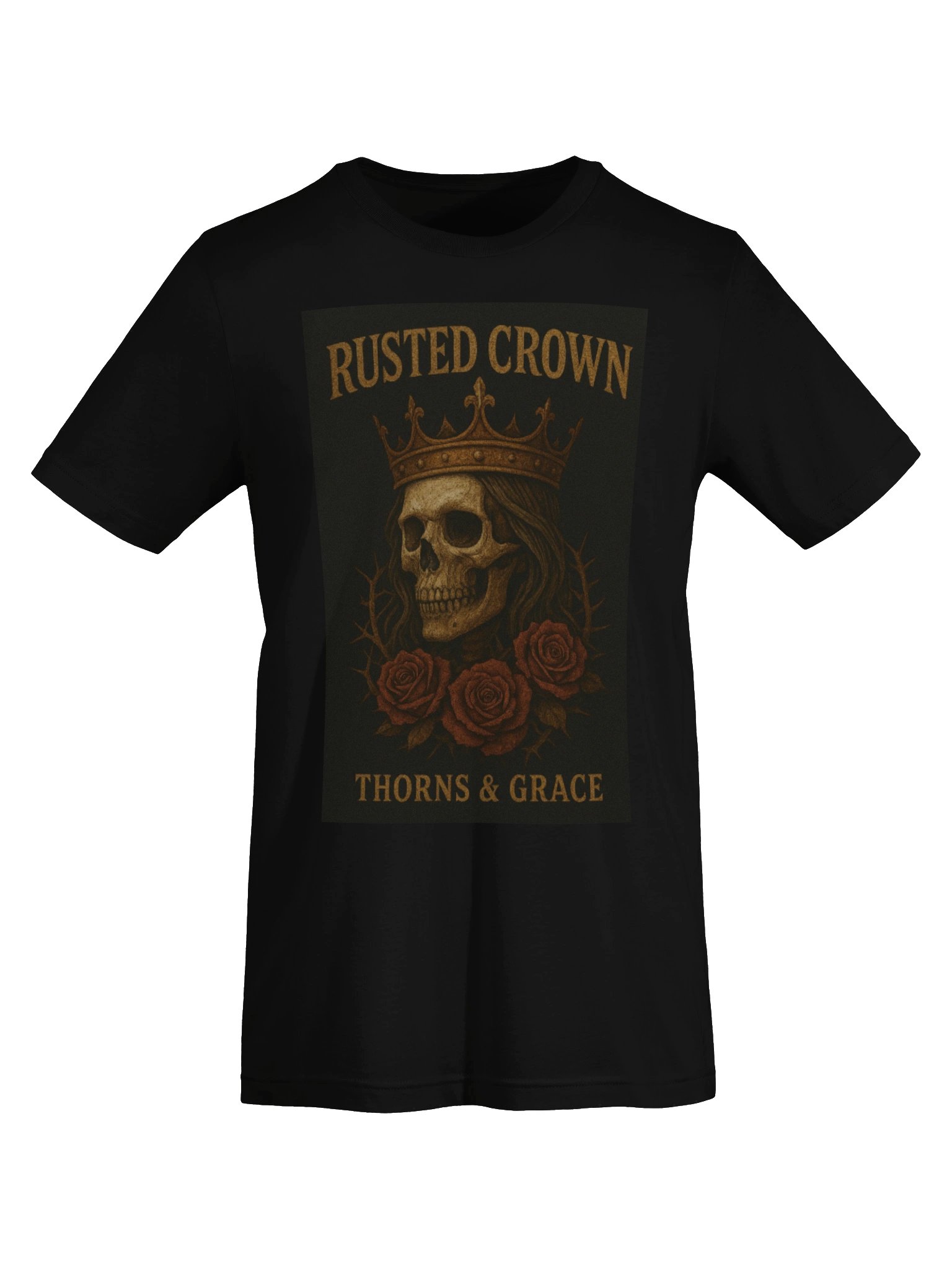 Rusted Crown & Roses T-Shirt product image (7)
