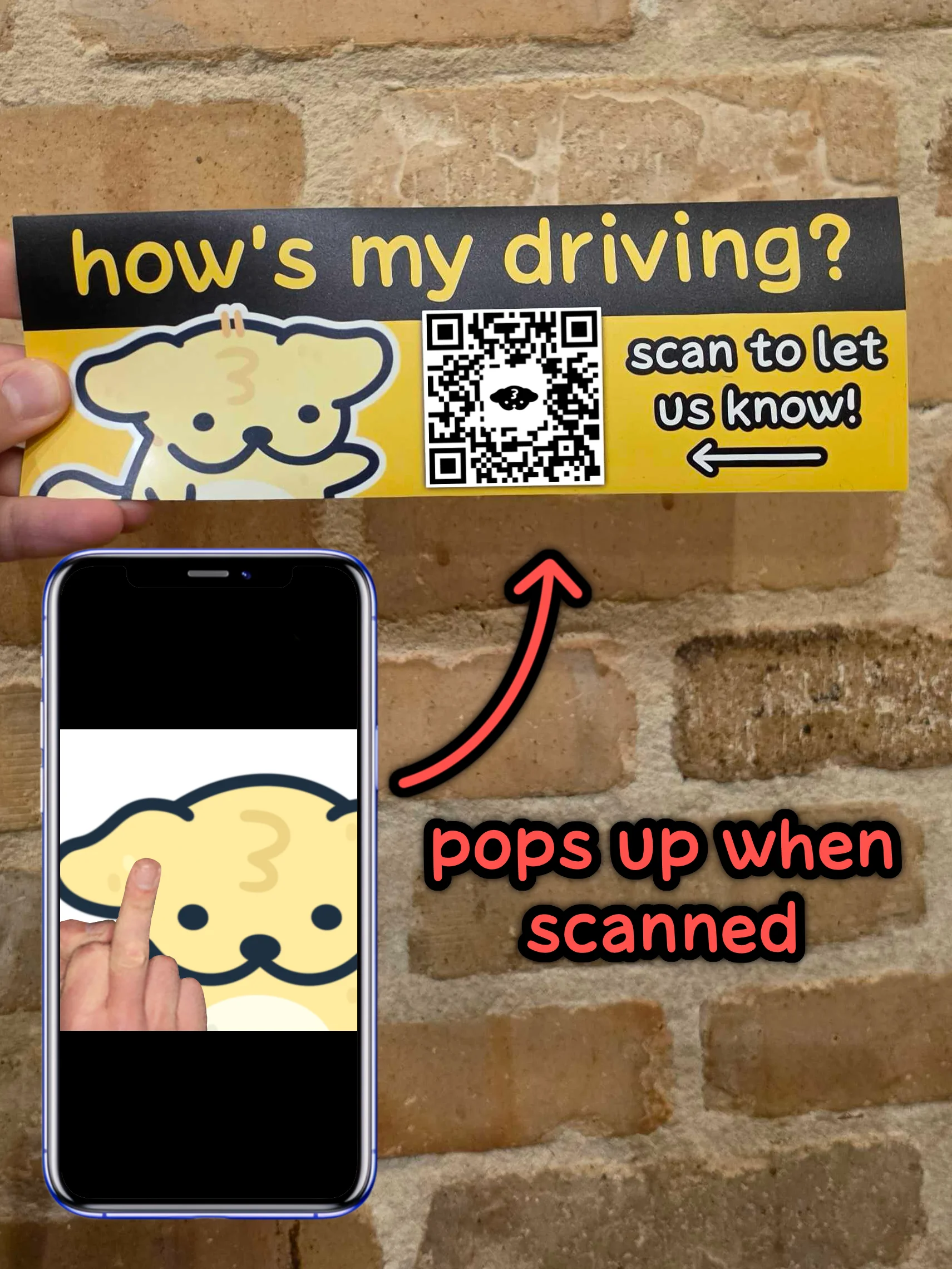 Hows My Driving? Bumper Magnet product image (1)