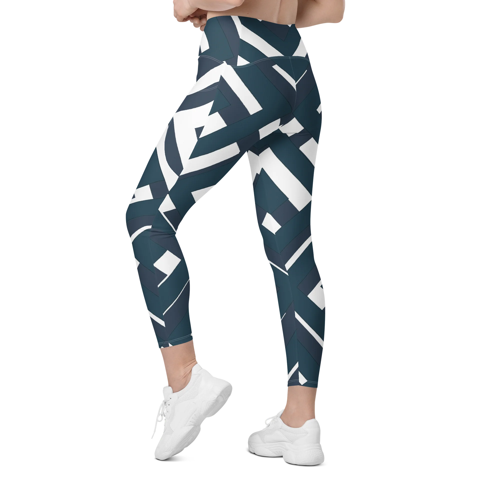 'PHILIUS' Symmetric Diamond All-Over Leggings product image (7)