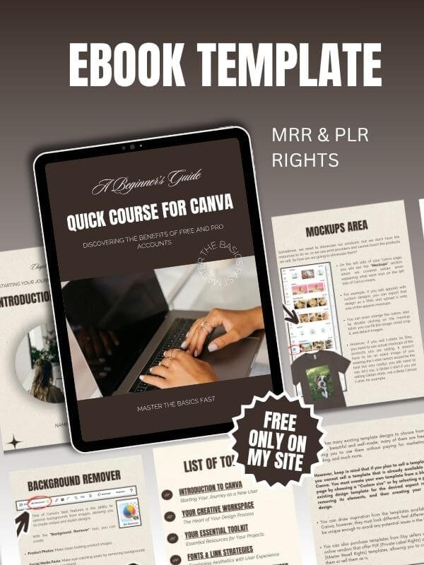 MRR/PLR Crash Course for Canva product image (1)