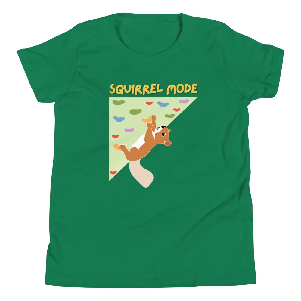 Squirrel Mode - Youth Climbing T-Shirt product image (32)