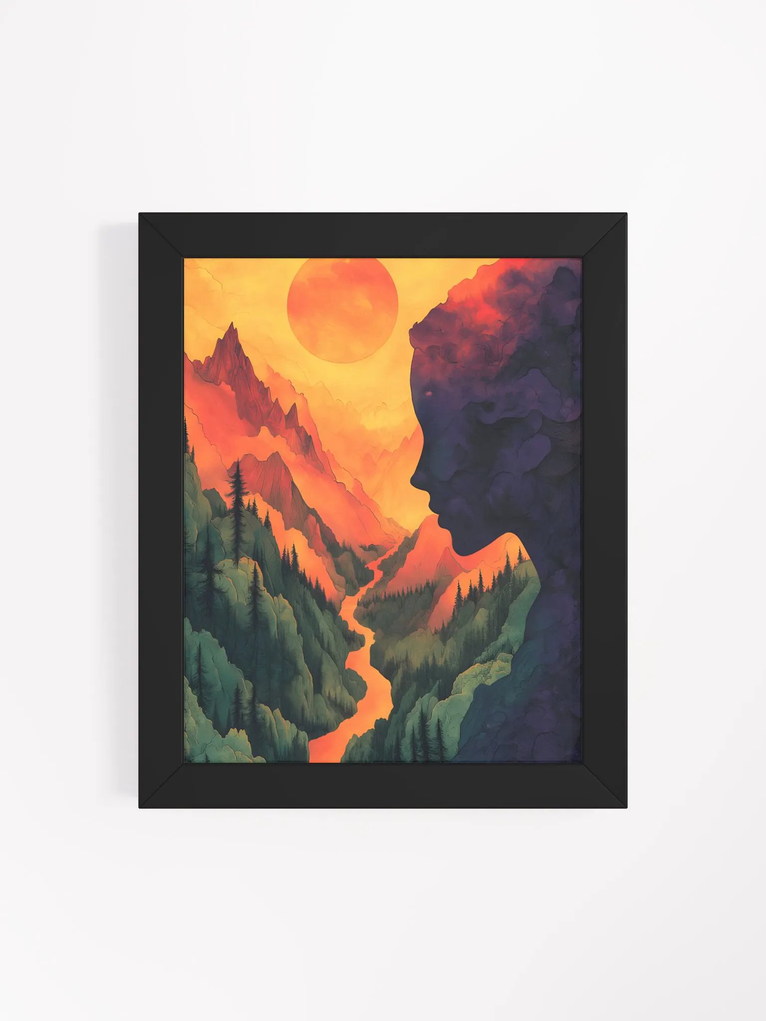 Framed wall art titled 'Mother nature #1' product image (3)