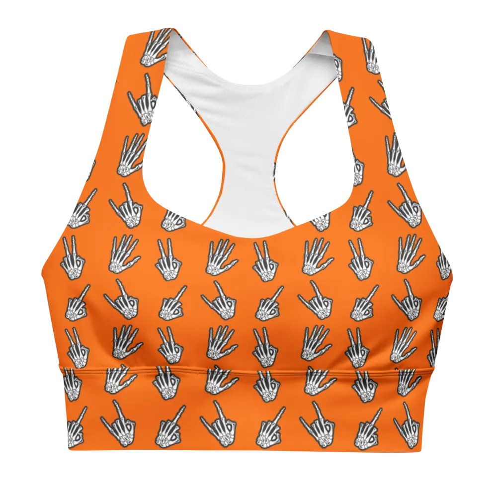 Bone Zone pattern sports bra product image (3)