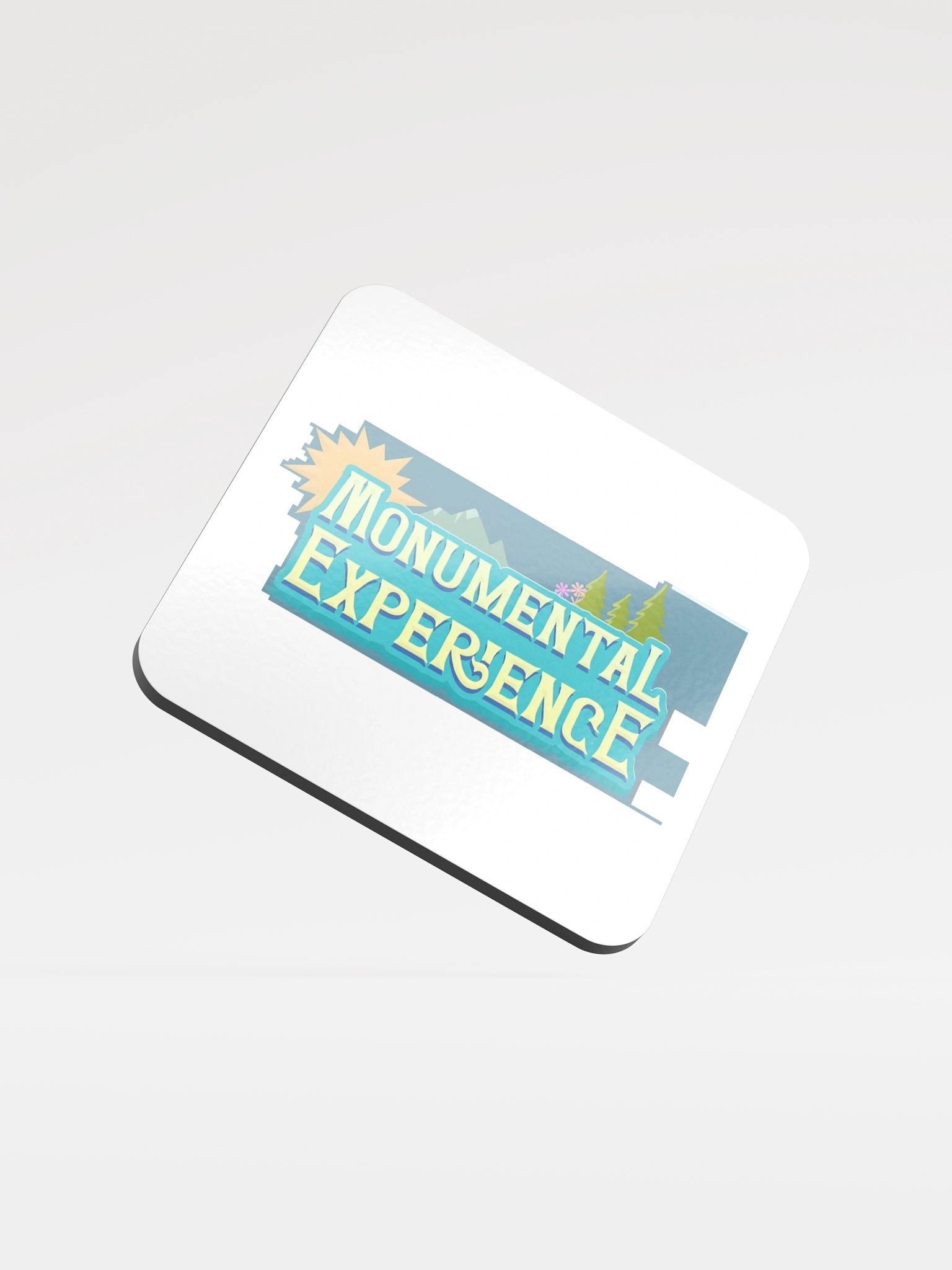 Monumental Experience Glossed Cork Coaster product image (1)