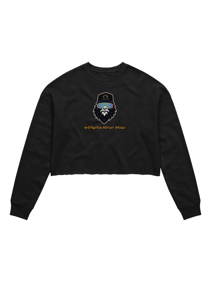 Destination Bigfoot Bronco Bigfoot Logo Bella+Canvas Women's Fleece Crop Sweatshirt (Multiple Colors Available) product image (3)