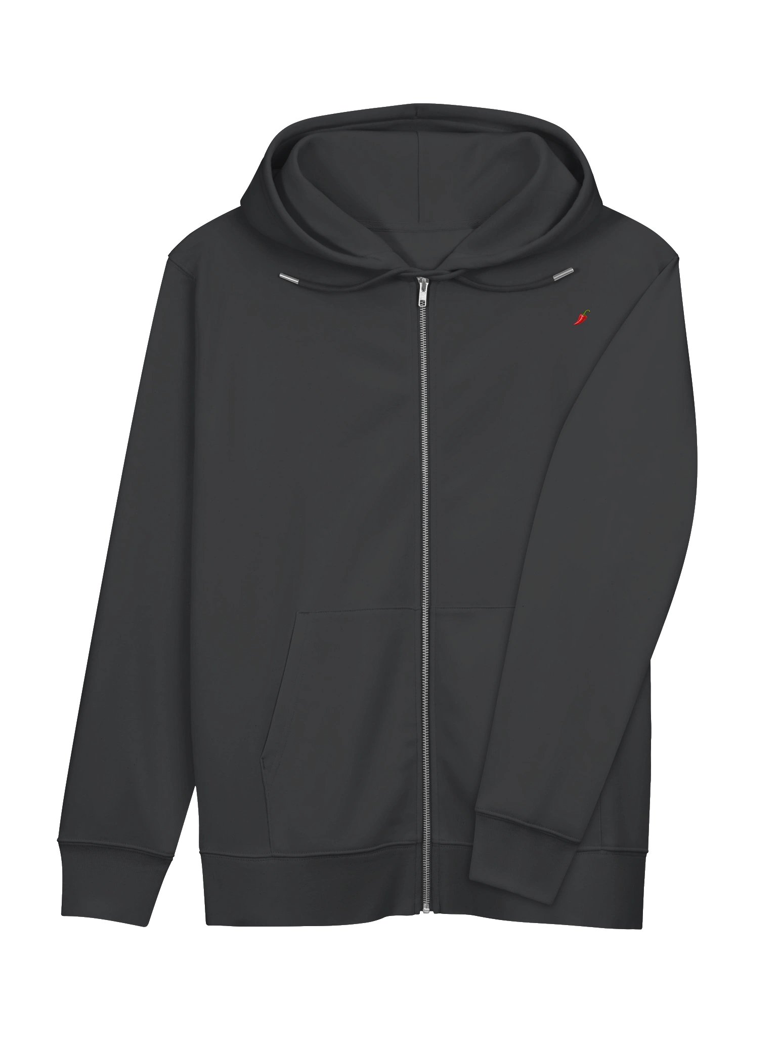 Minimal Chili Black Zip Hoodie product image (4)