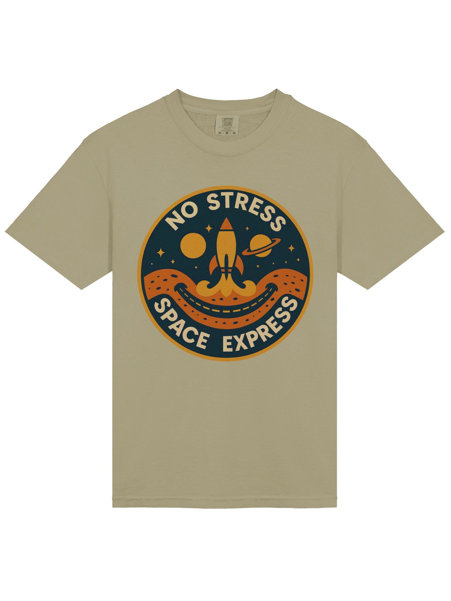 No Stress Space Express - Full-size Logo T-shirt product image (3)