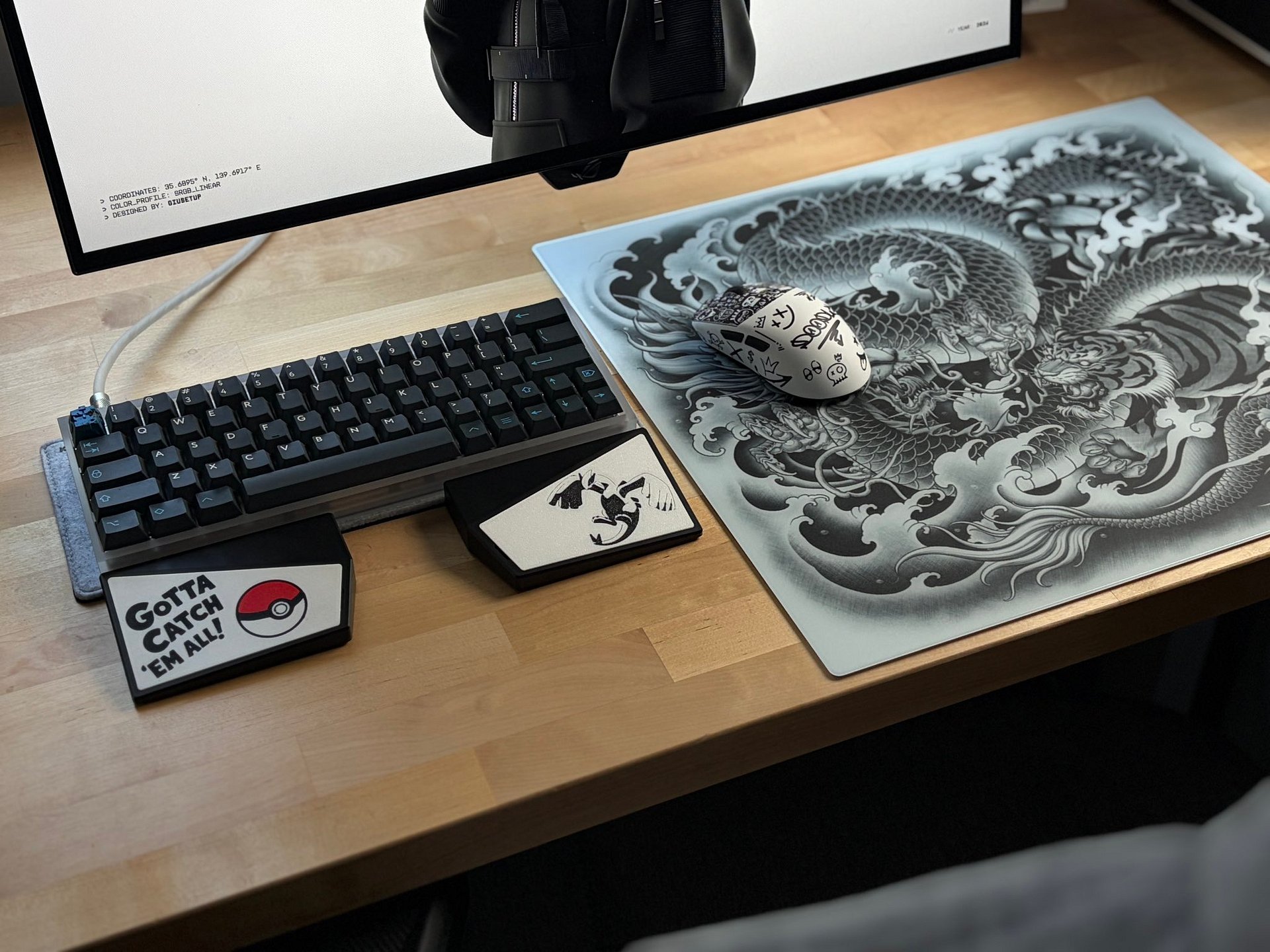 Custom Inserts-Luminkey Split Palm Rest product image (2)
