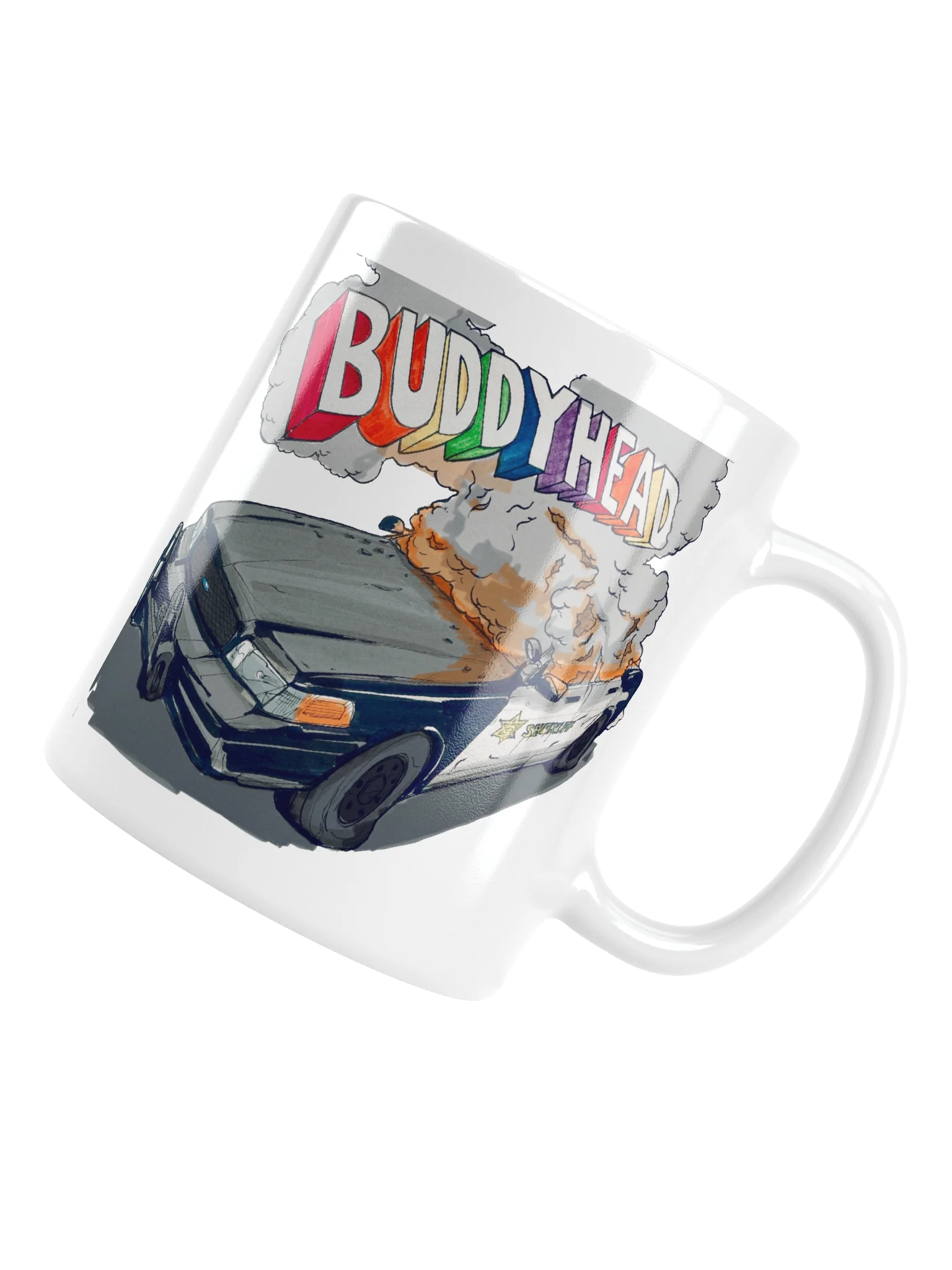 Cop car coffee mug product image (9)