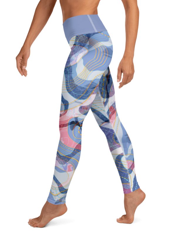 Tectonic map-Yoga Leggings product image (8)