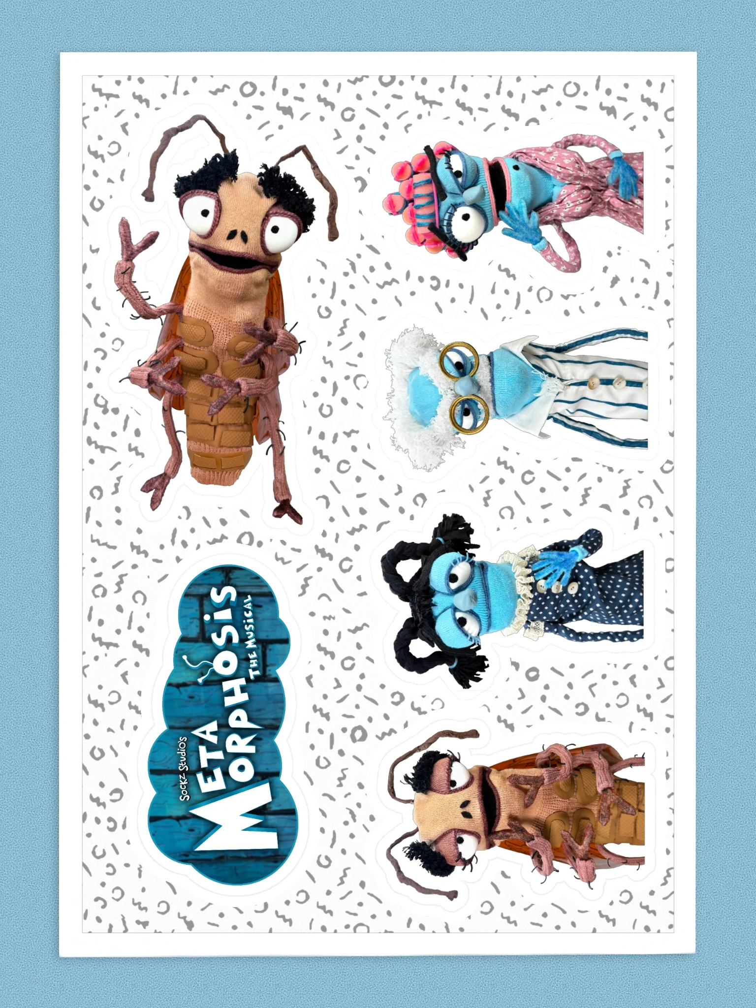 🎶 Metamorphosis the Musical - Sticker Sheet product image (2)