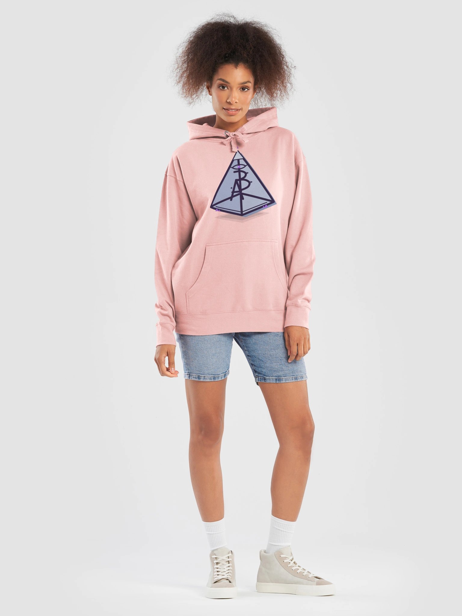 AP-3 Pyramid 3D Hoodie — Pink product image (7)