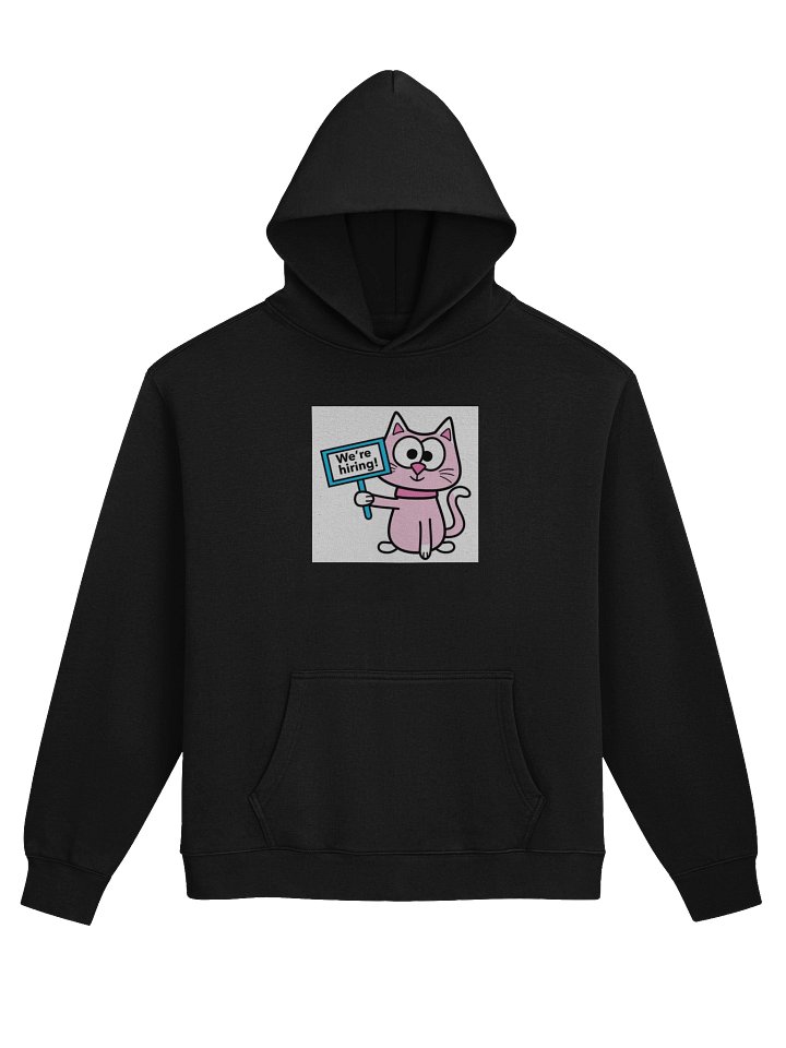 Pink Cat Hiring Unisex Hoodie product image (1)