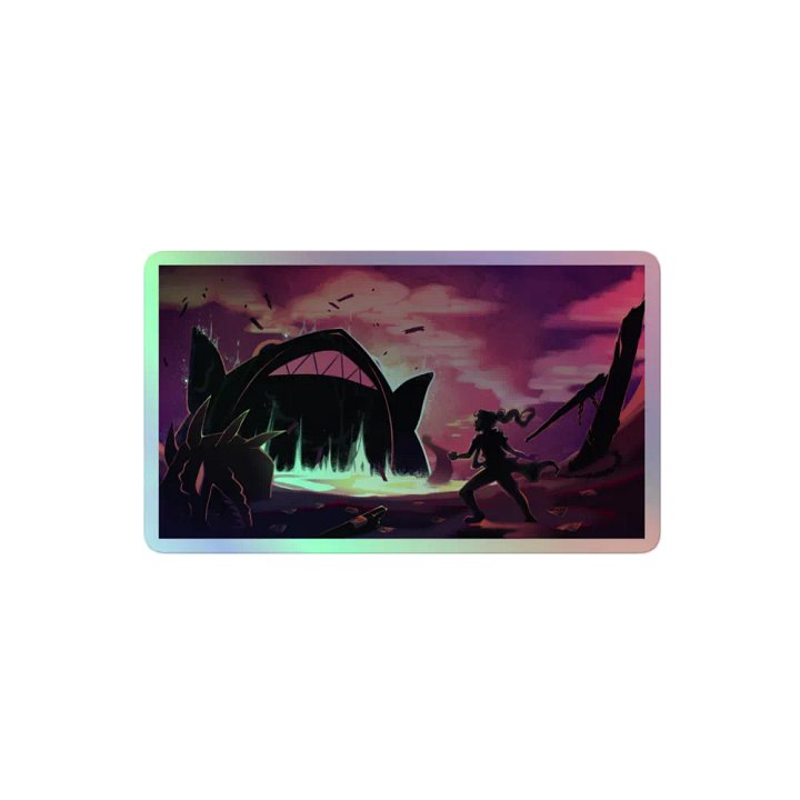 Attack On Longship Holo Sticker product image (2)