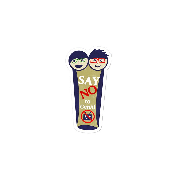 No to GenAI Sticker product image (2)
