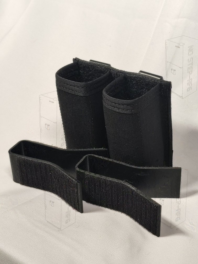 *Made to order* Double Pistol Pouch, Black product image (5)