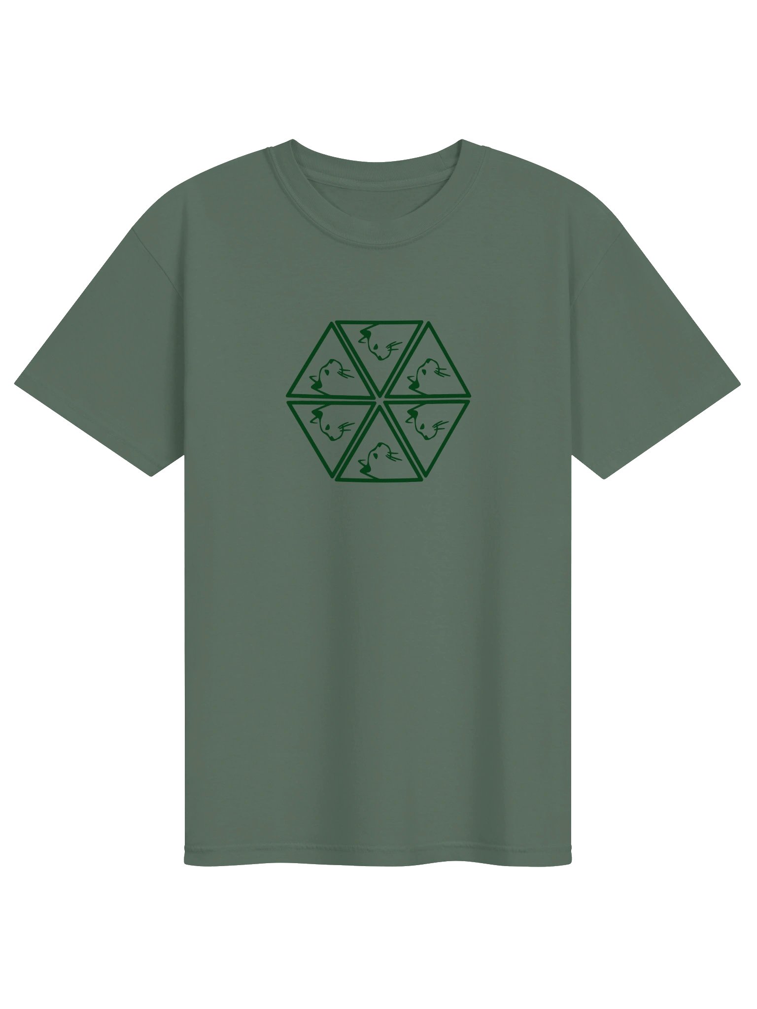 Mirror Image of a Cat in Dark Green |MAS FIT product image (5)