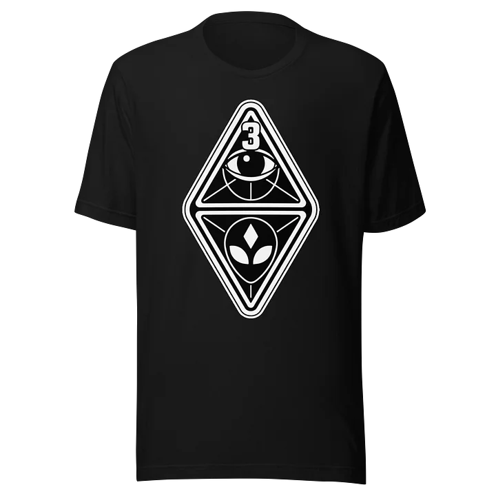 3 EYED ALIEN — EMBLEM on Bella+Canvas Unisex Supersoft T-Shirt product image (1)