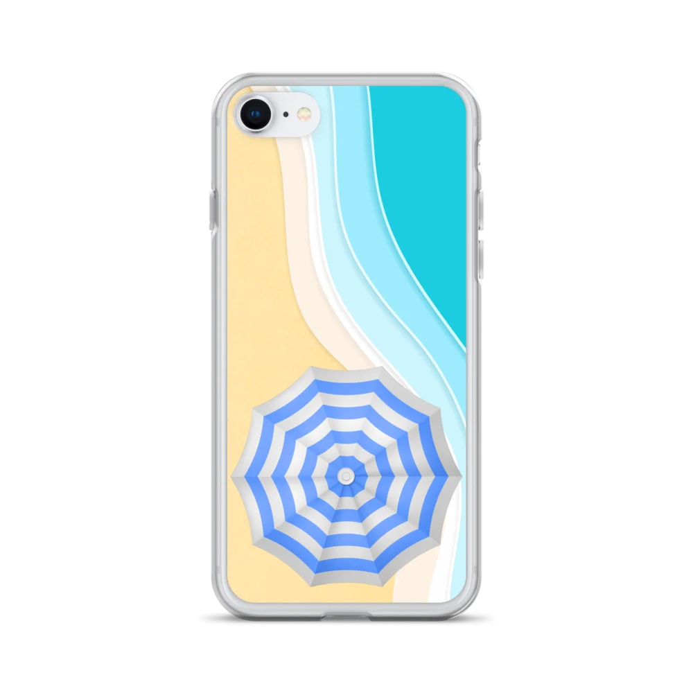 Beach Umbrella Clear iPhone Case product image (28)