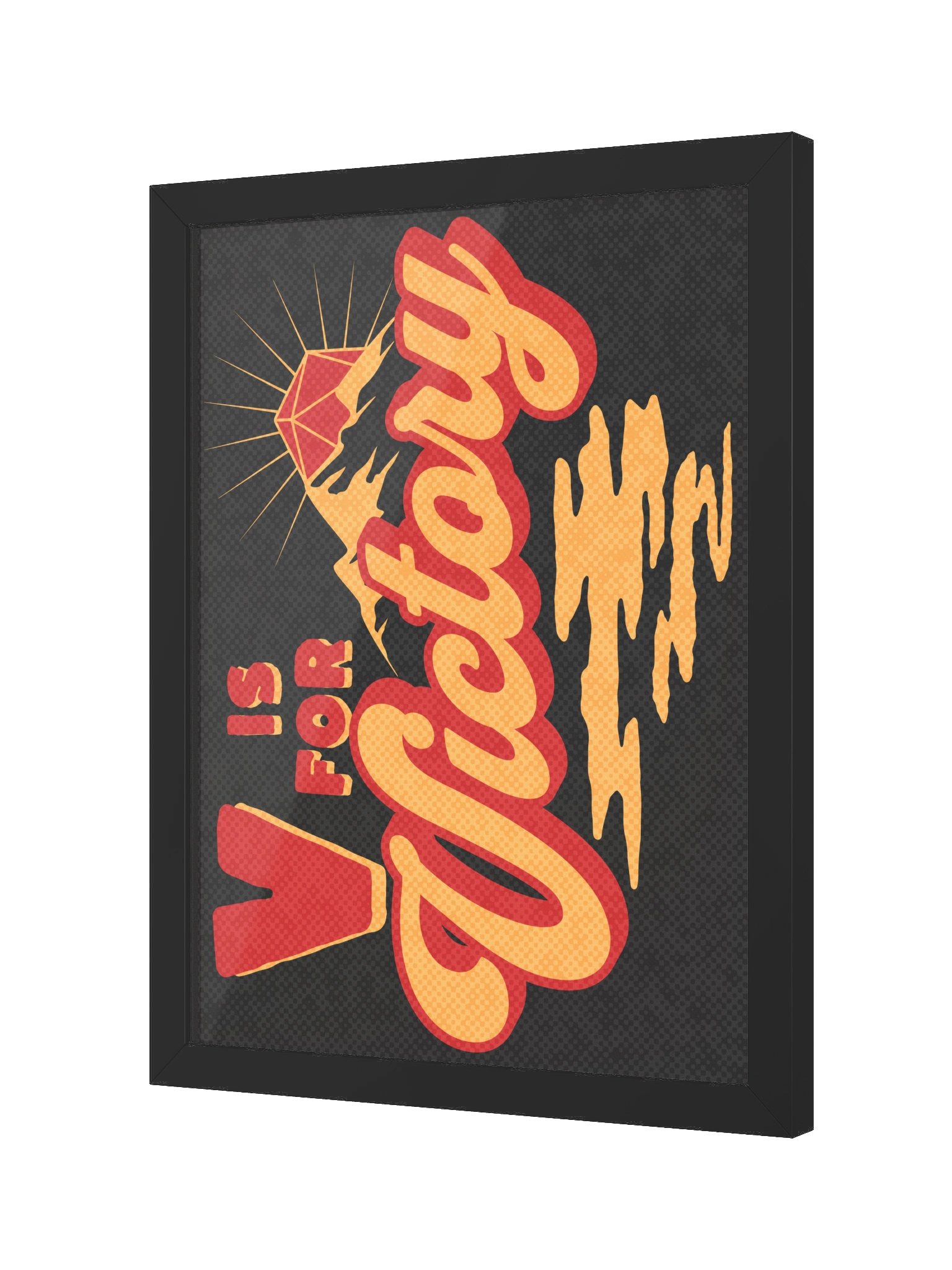 Retro Victory Board Game Room Poster - FRAMED product image (3)