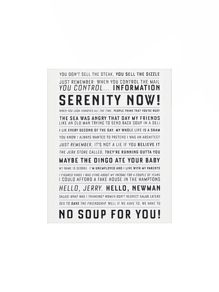 Quotes About Nothing Poster product image (1)