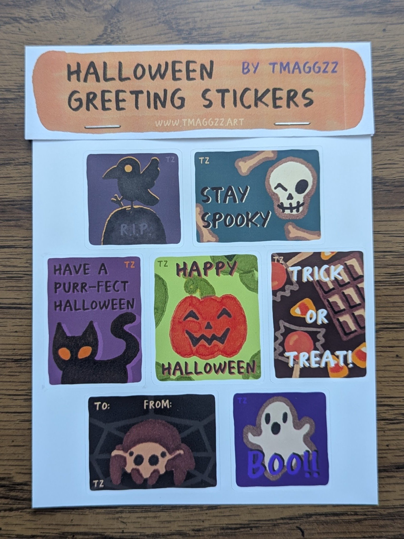 Cute Halloween Greeting Stickers product image (1)