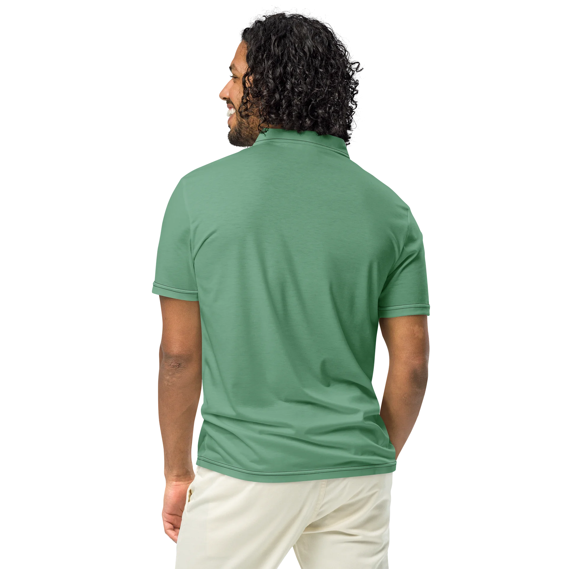 Golf Logo Summer Green Printed Polo product image (6)