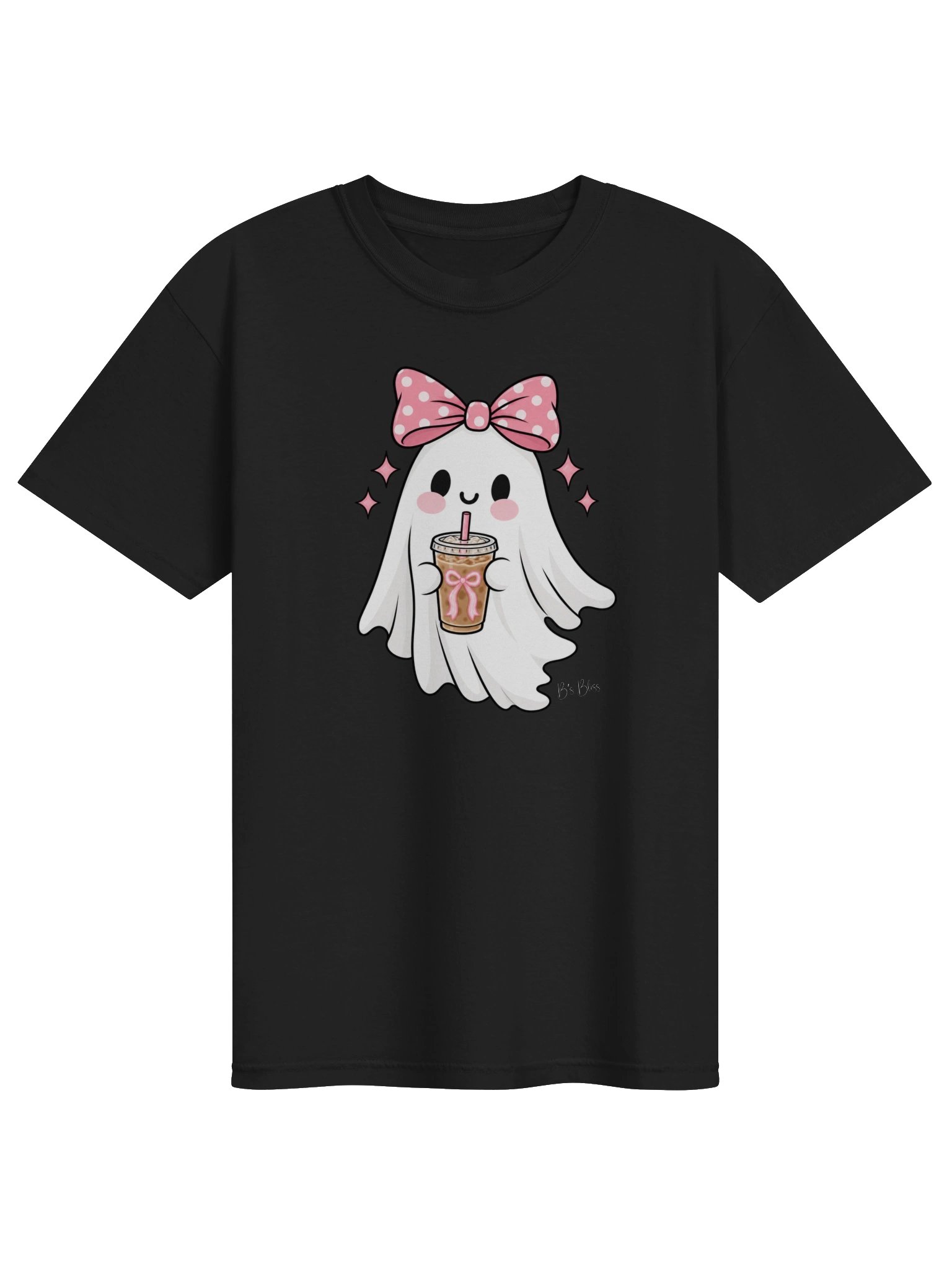 Comfort Colors Cute Iced Coffee Ghost Graphic T-Shirt product image (3)