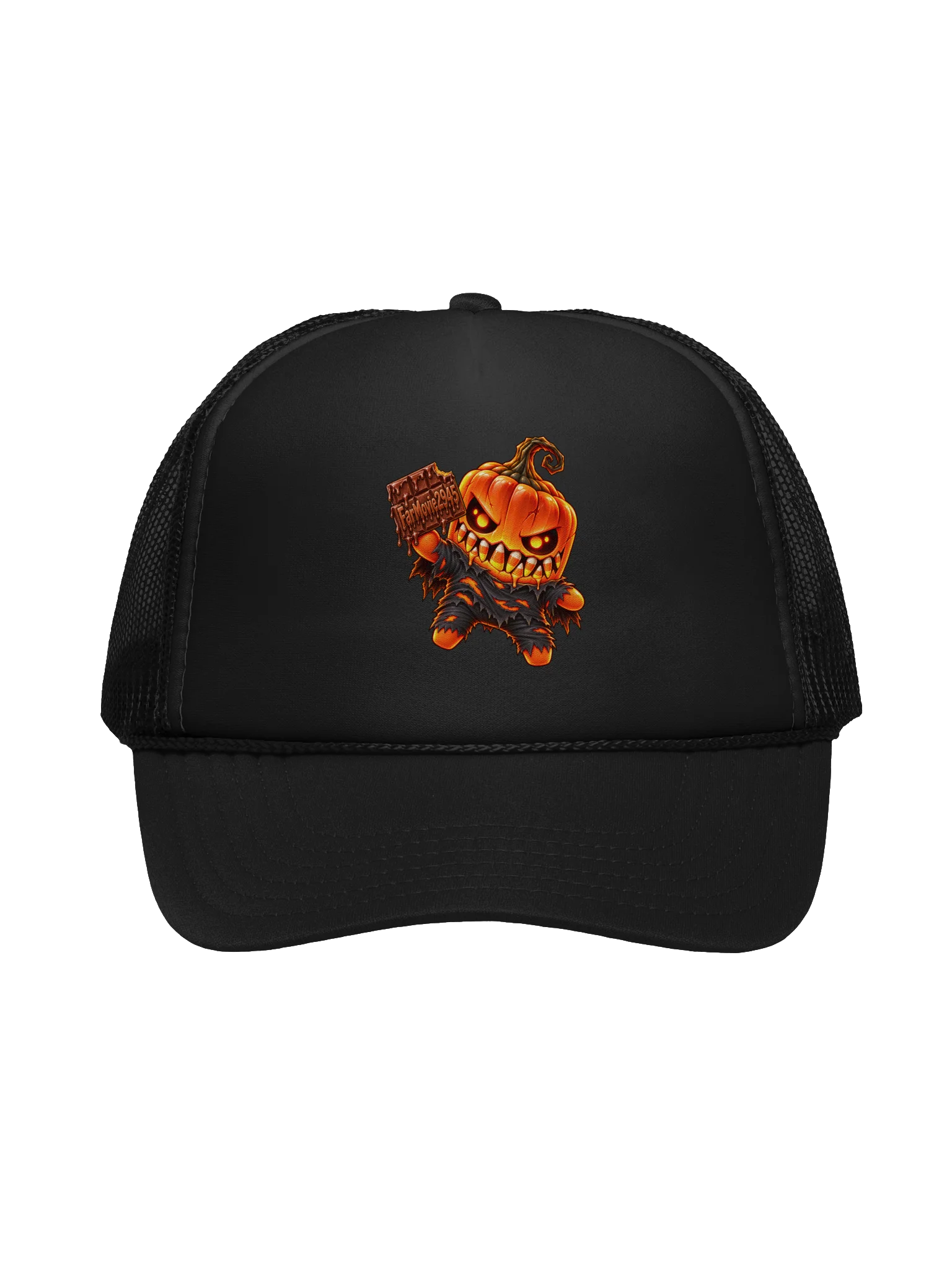 SPRITEFEST "Jack-o-Lantern Sprite" Black FOAM Trucker Snapback Hat product image (1)